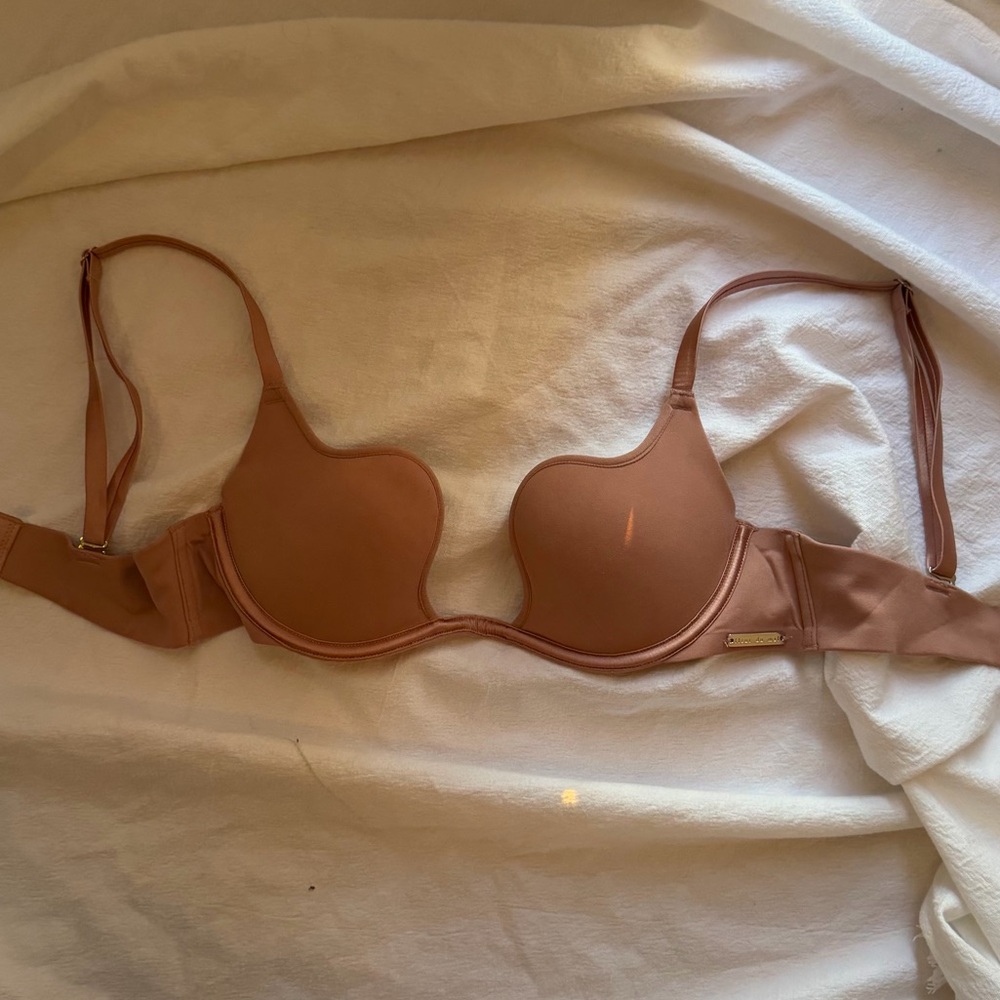 Fleur du Mal LE STRETCH MICRO SEDUCE U-PLUNGE PUSH UP BRA 32C